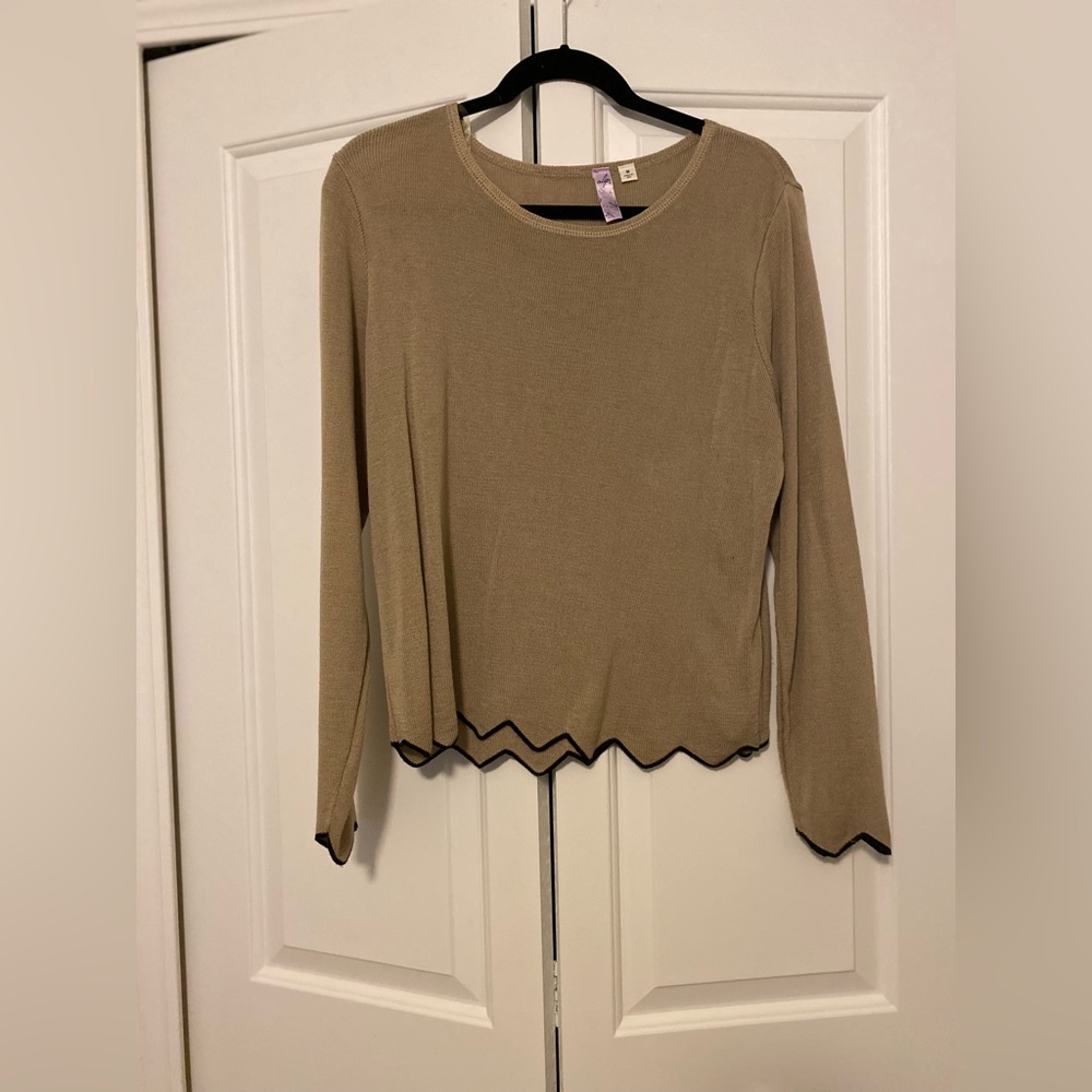 Super cute tan sweater